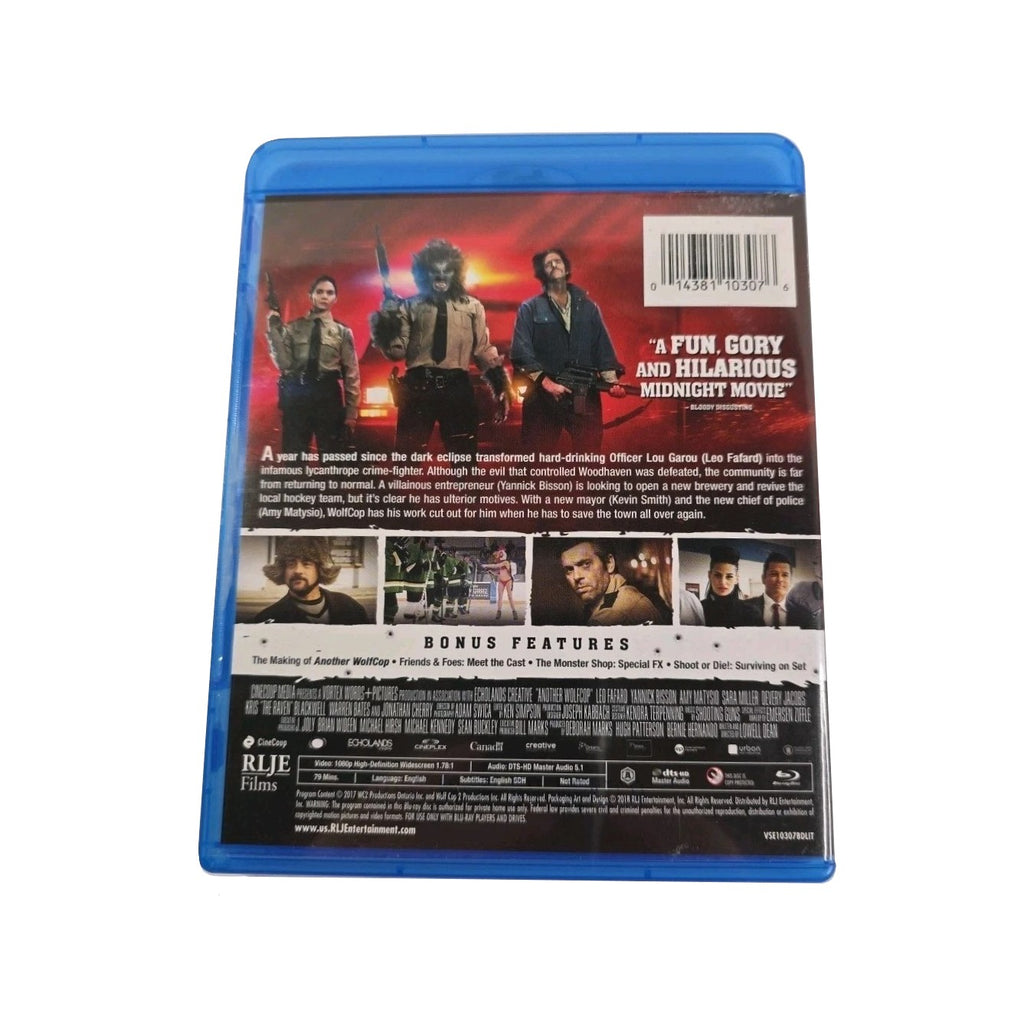 ANOTHER WOLFCOP (2017) Blu-ray (2018, RLJE Films, Image Entertainment)