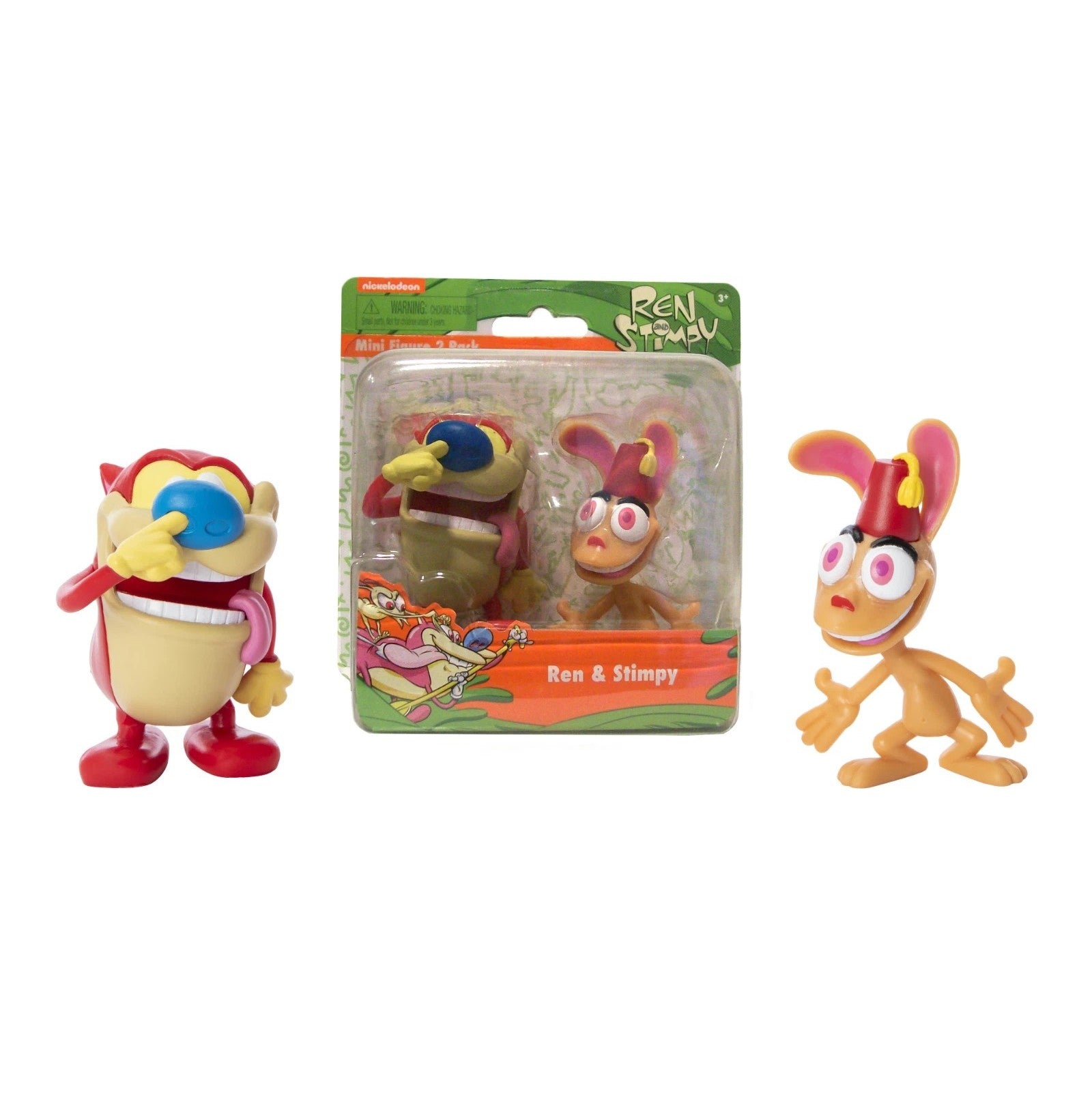 Nickelodeon's REN & STIMPY Mini Figure 2 Pack (2023, Just Play Toys)