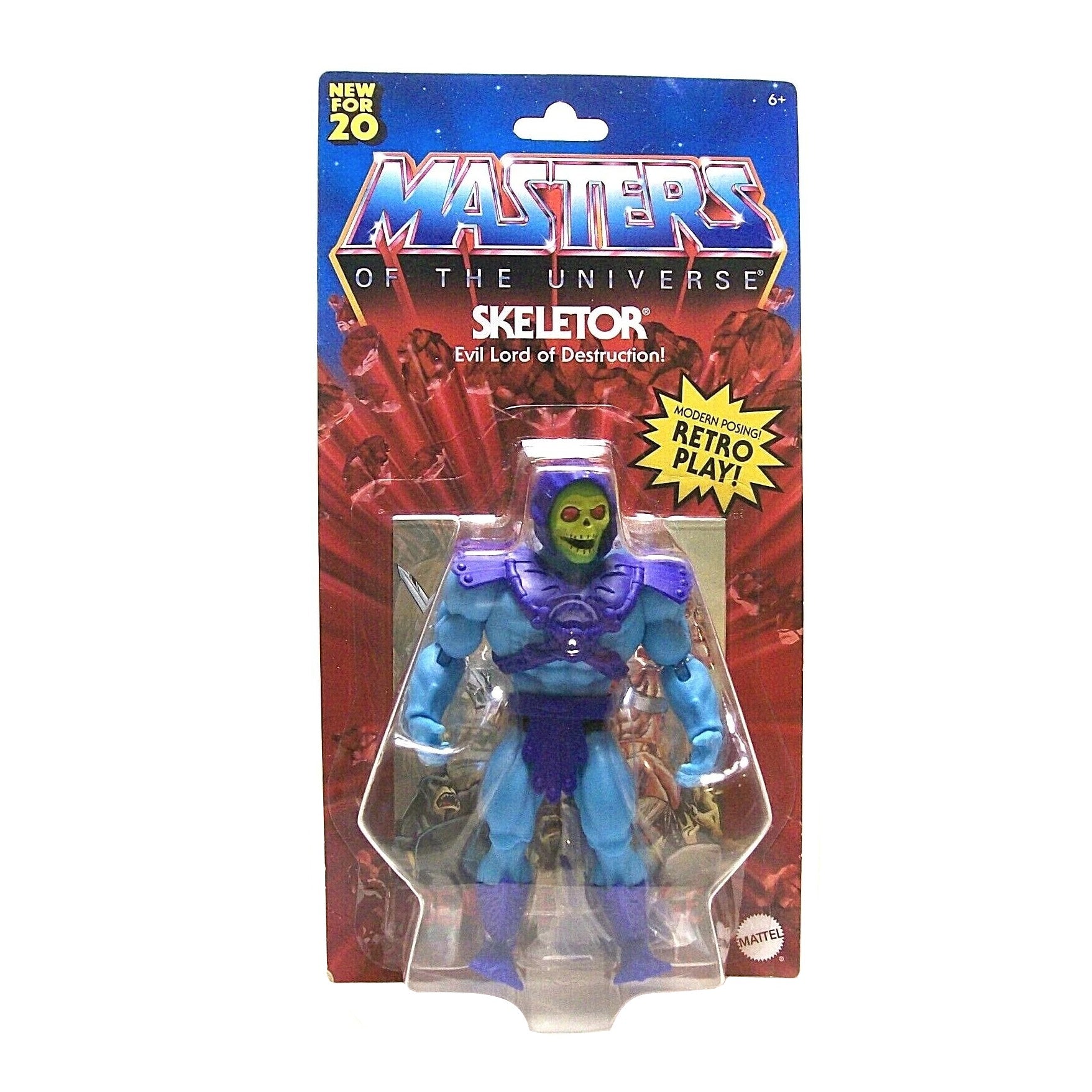 He-Man and the Masters of the Universe- Skeletor- Retro Play Action Figure