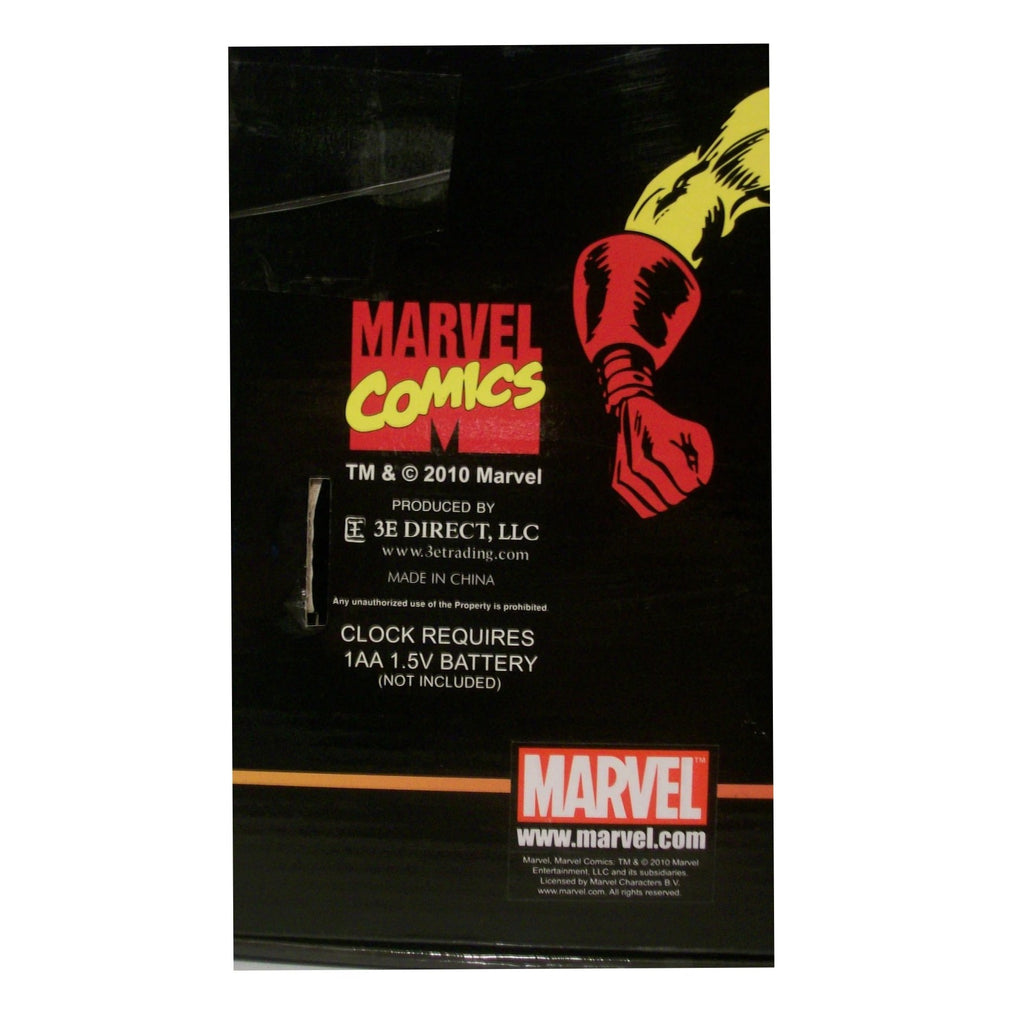 IRON MAN Marvel Comics Retro 13.75-inch Collectible Glass Clock (2010)
