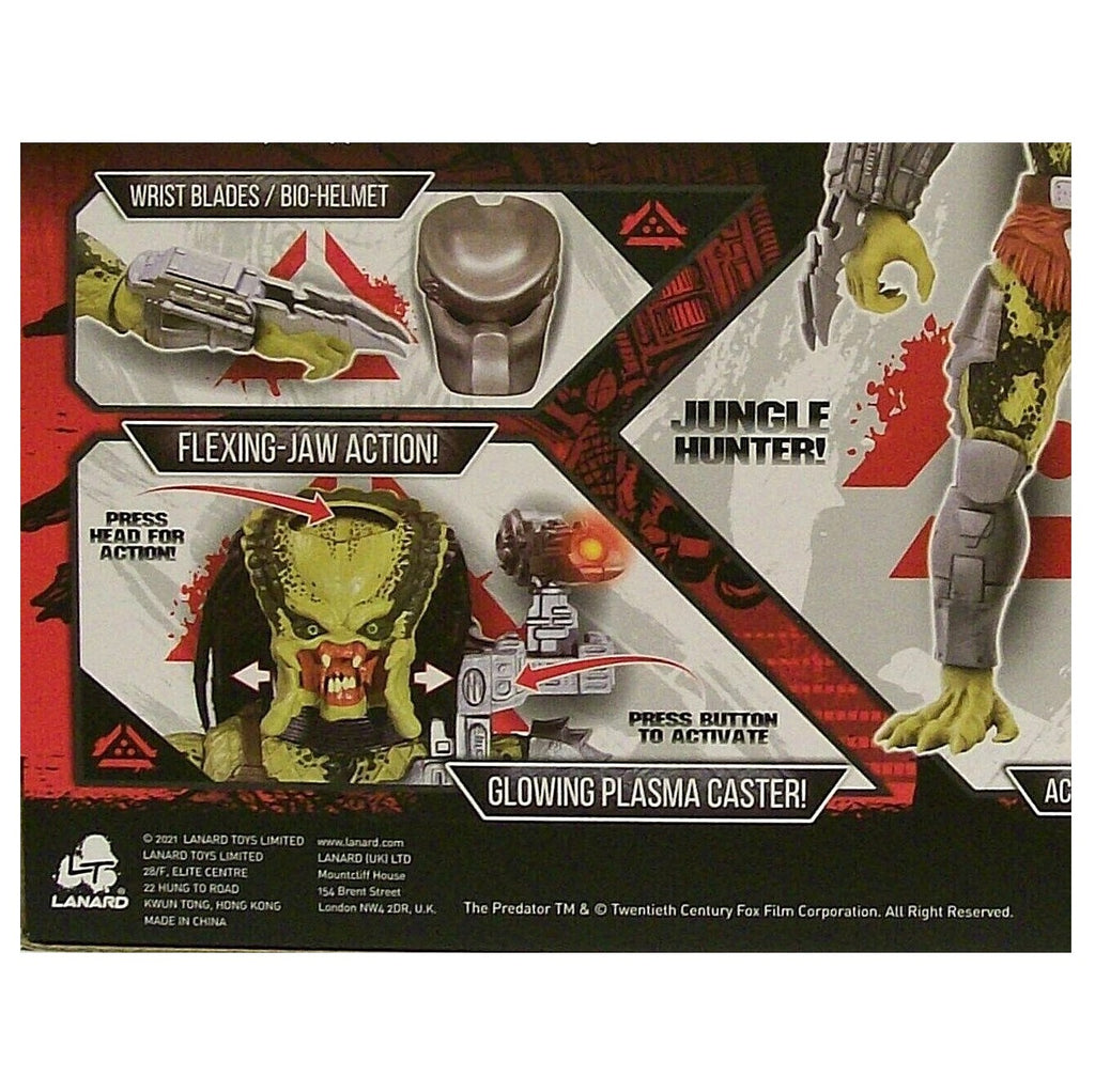 Lanard Toys- PREDATOR- Poseable Battle Action Figure/Toy 12-inch With Open-Action Jaw