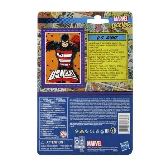 Marvel Legends Retro- U.S. Agent- Kenner 3.75-inch Carded Action Figure