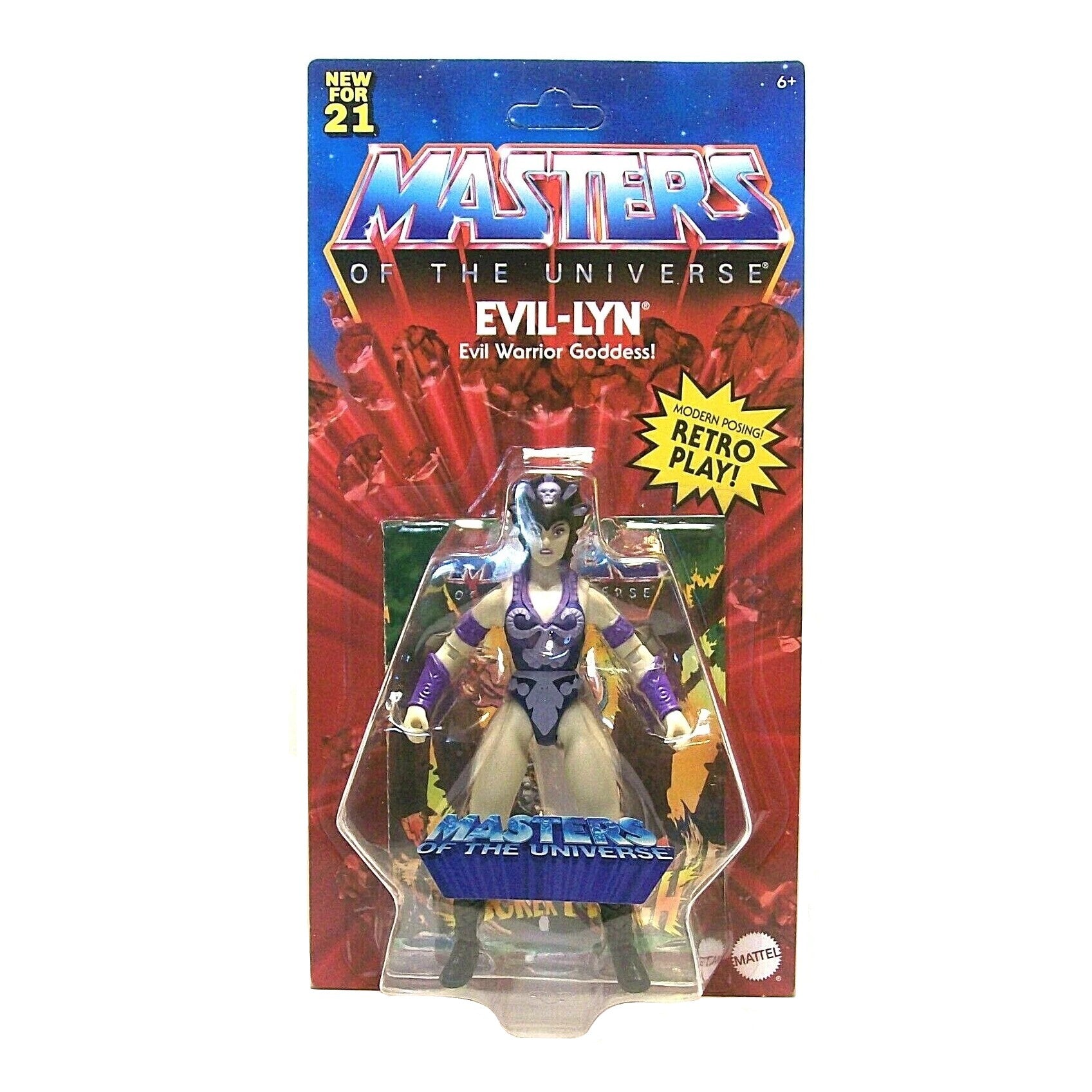 He-Man and the Masters of The Universe- Evil-Lyn- Retro Play Action Figure