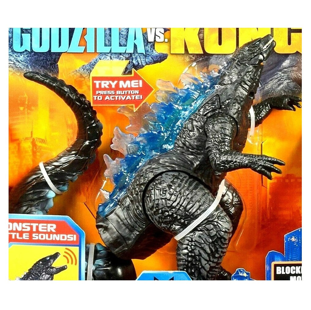 Playmates Toys Godzilla vs Kong- Battle Roar Godzilla- 7-inch Poseable Action Figure