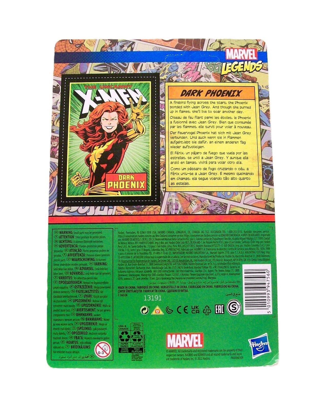 DARK PHOENIX Marvel Legends Retro X-MEN Kenner 3.75" Action Figure (2022)