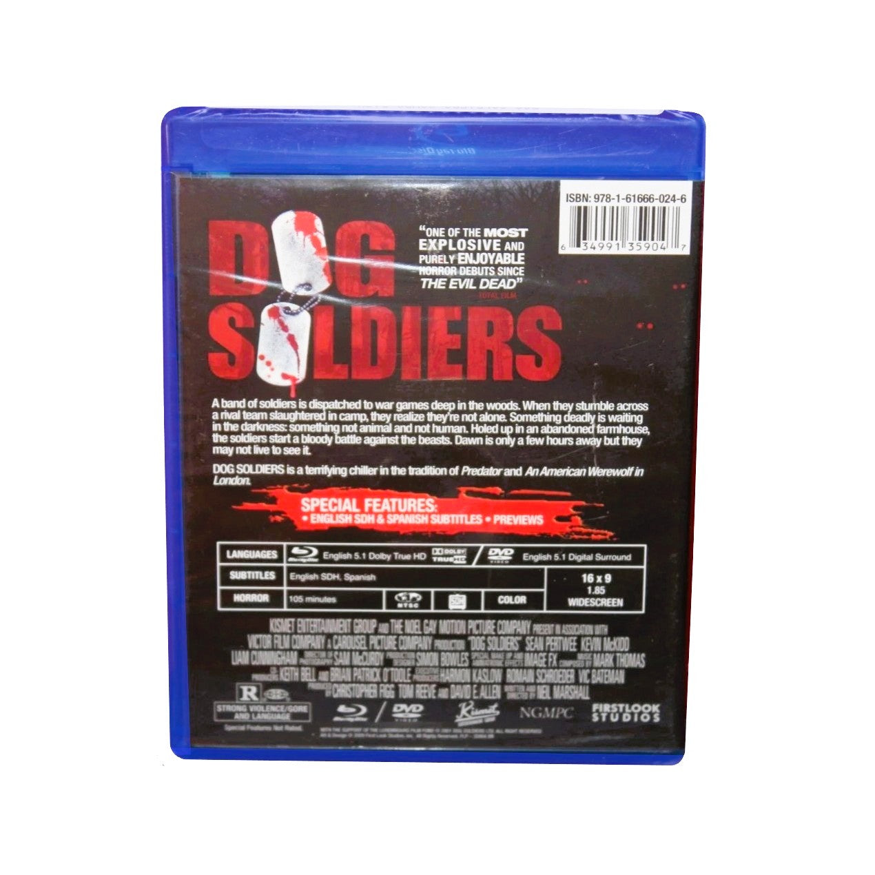 DOG SOLDIERS (2002) Blu-ray + DVD (2010, First Look Studios))
